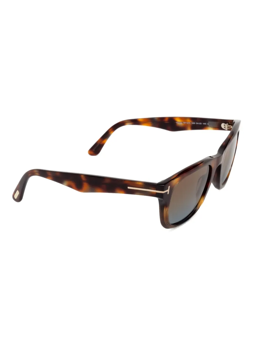 TOM FORD Eyewear Zonnebril met vierkant montuur Bruin