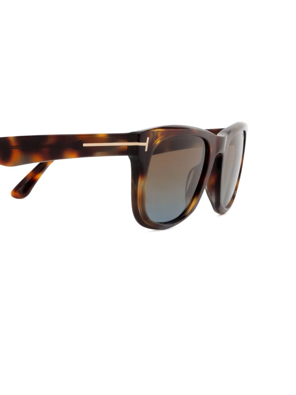 TOM FORD Eyewear Zonnebril met vierkant montuur Bruin