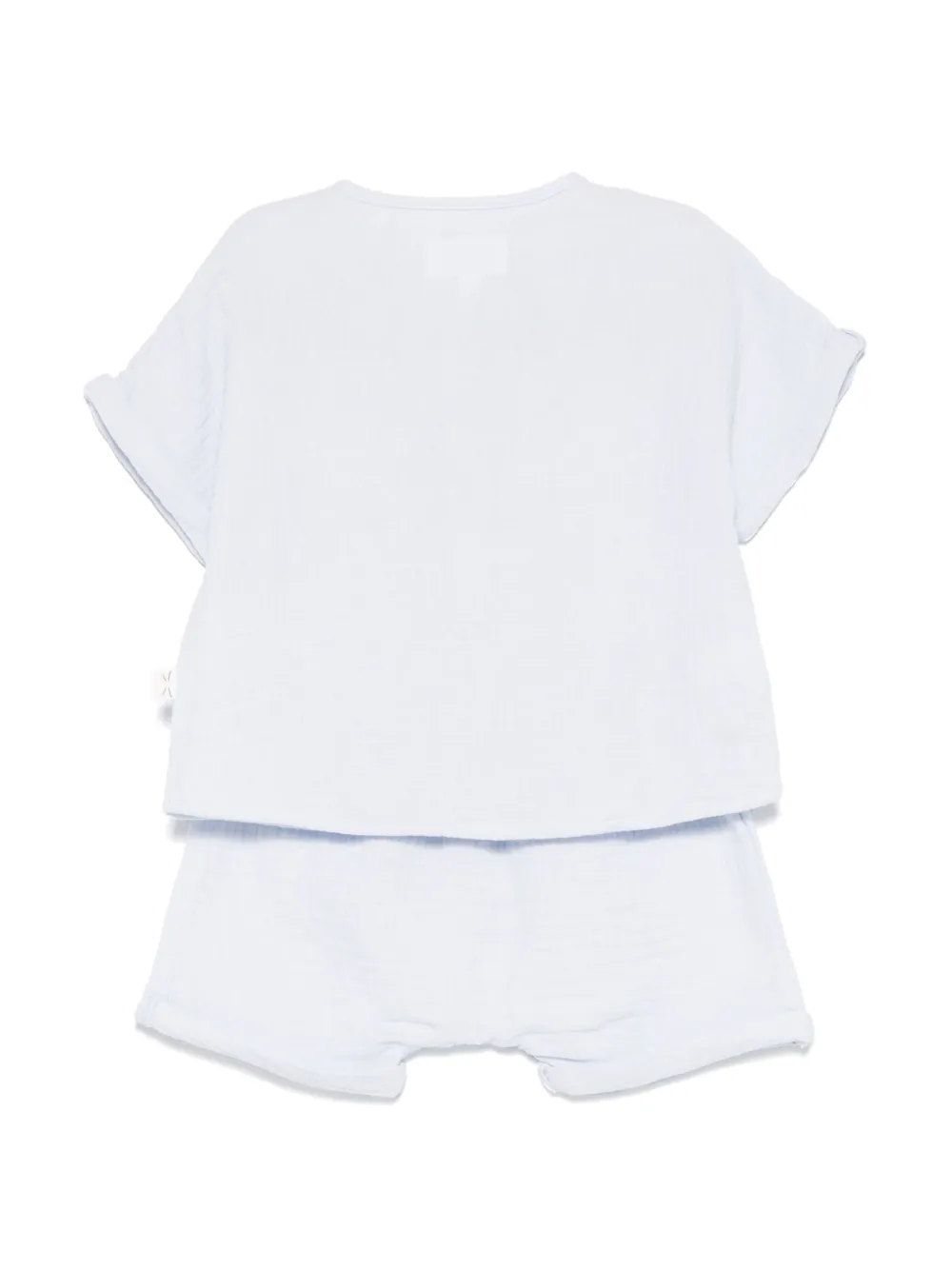 TEDDY & MINOU Seersucker shorts - Blauw