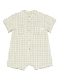 TEDDY & MINOU gingham romper - Green
