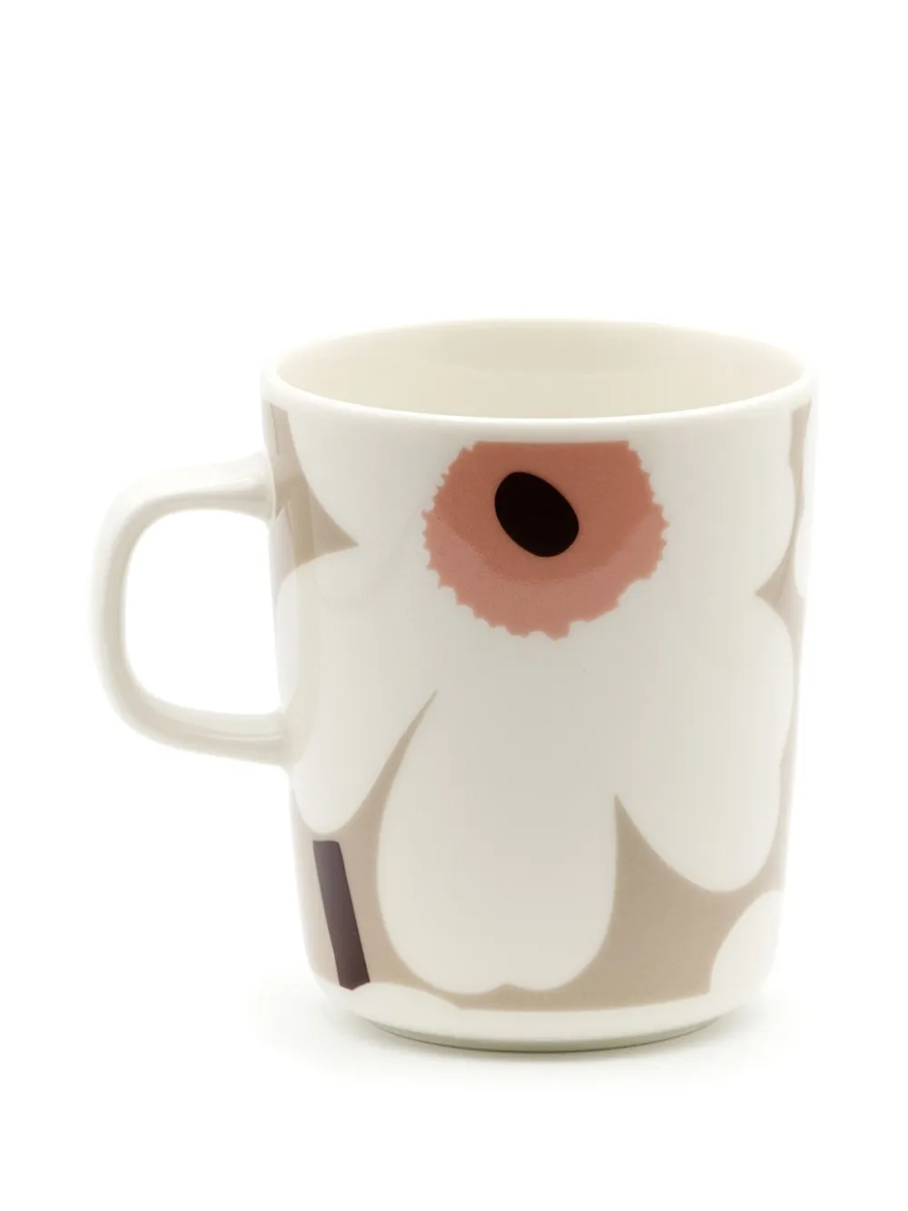 Marimekko Unikko Mugs (set Of Two) In White