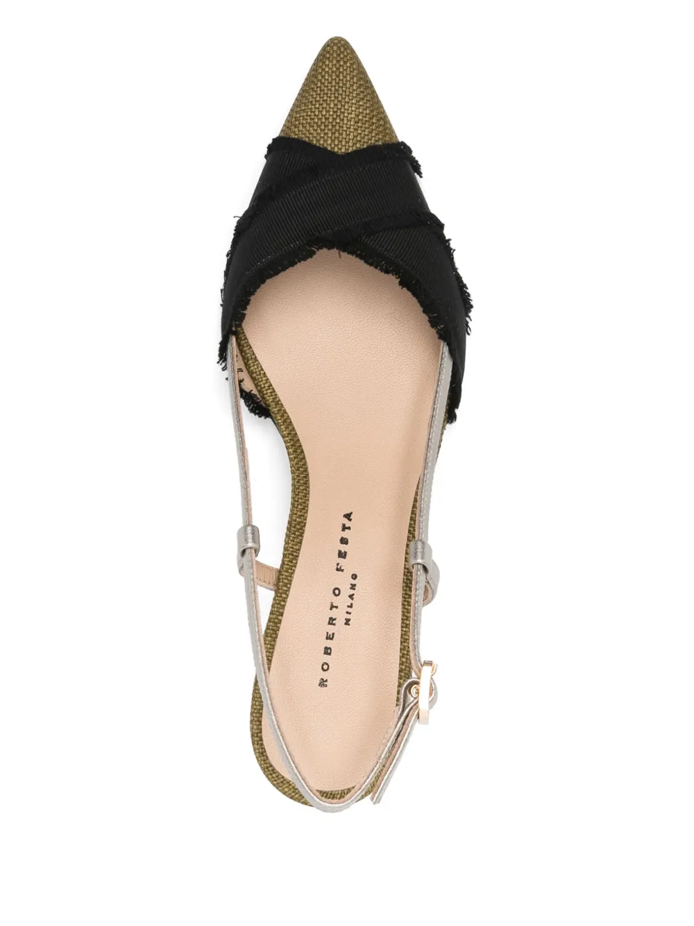 Roberto Festa 60mm Girasole slingback pumps Green