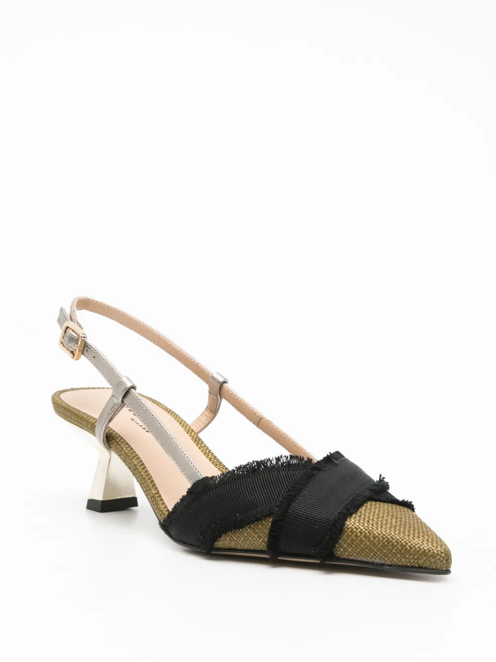 ROBERTO FESTA 60MM GIRASOLE SLINGBACK PUMPS 