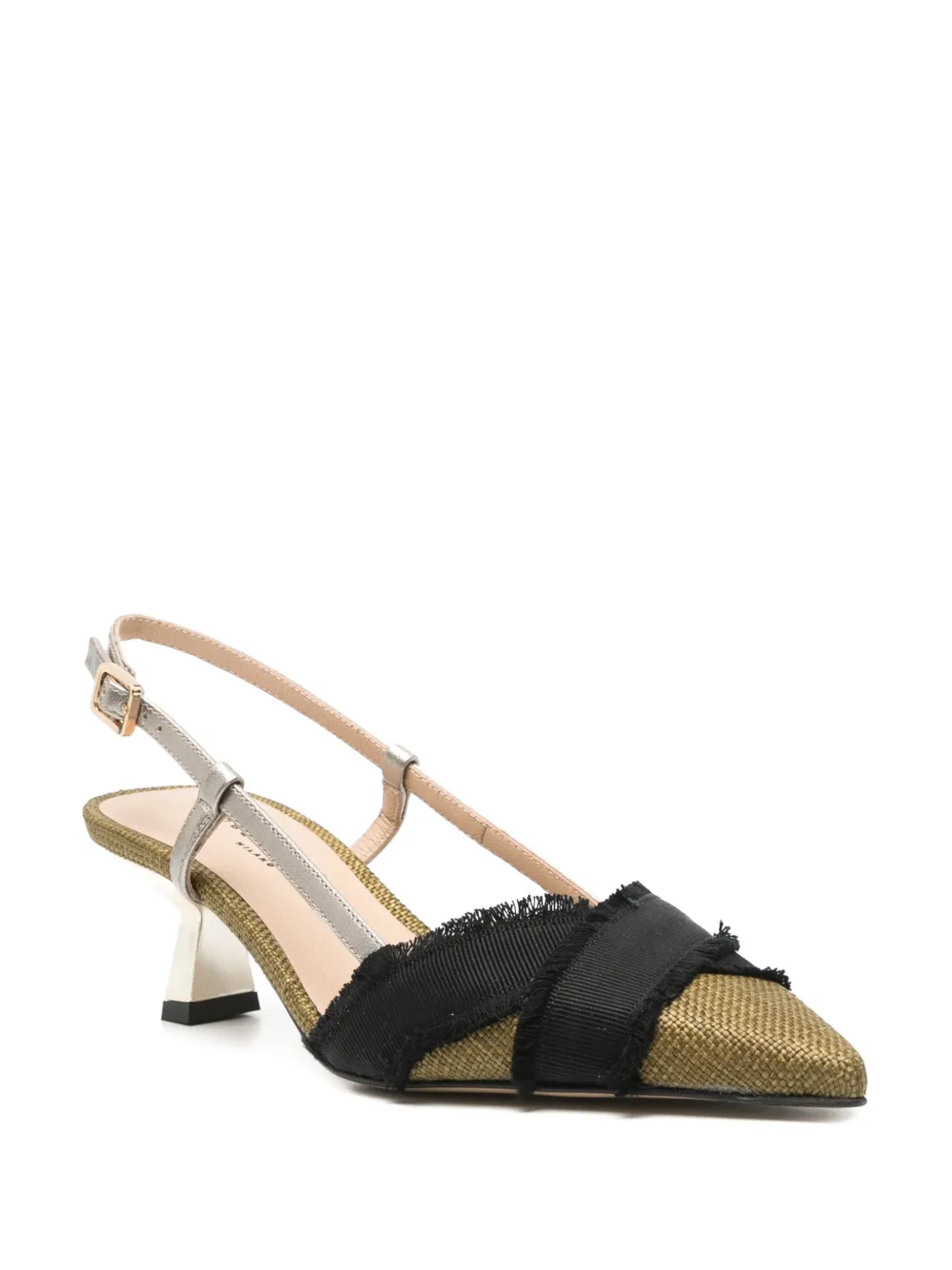 Roberto Festa 60 mm Girasole slingback pumps - Groen