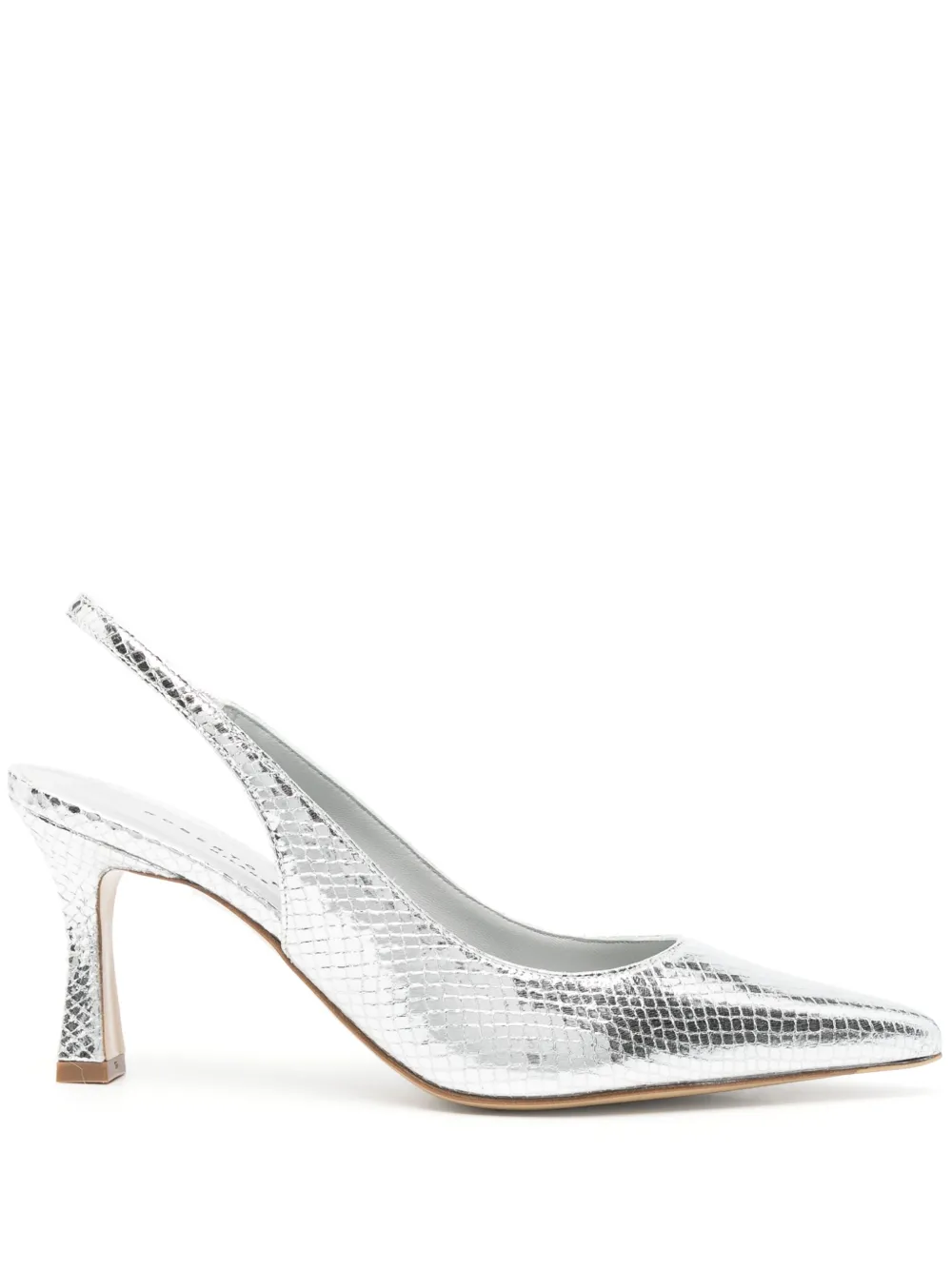 Roberto Festa 80mm Frans slingback pumps Silver