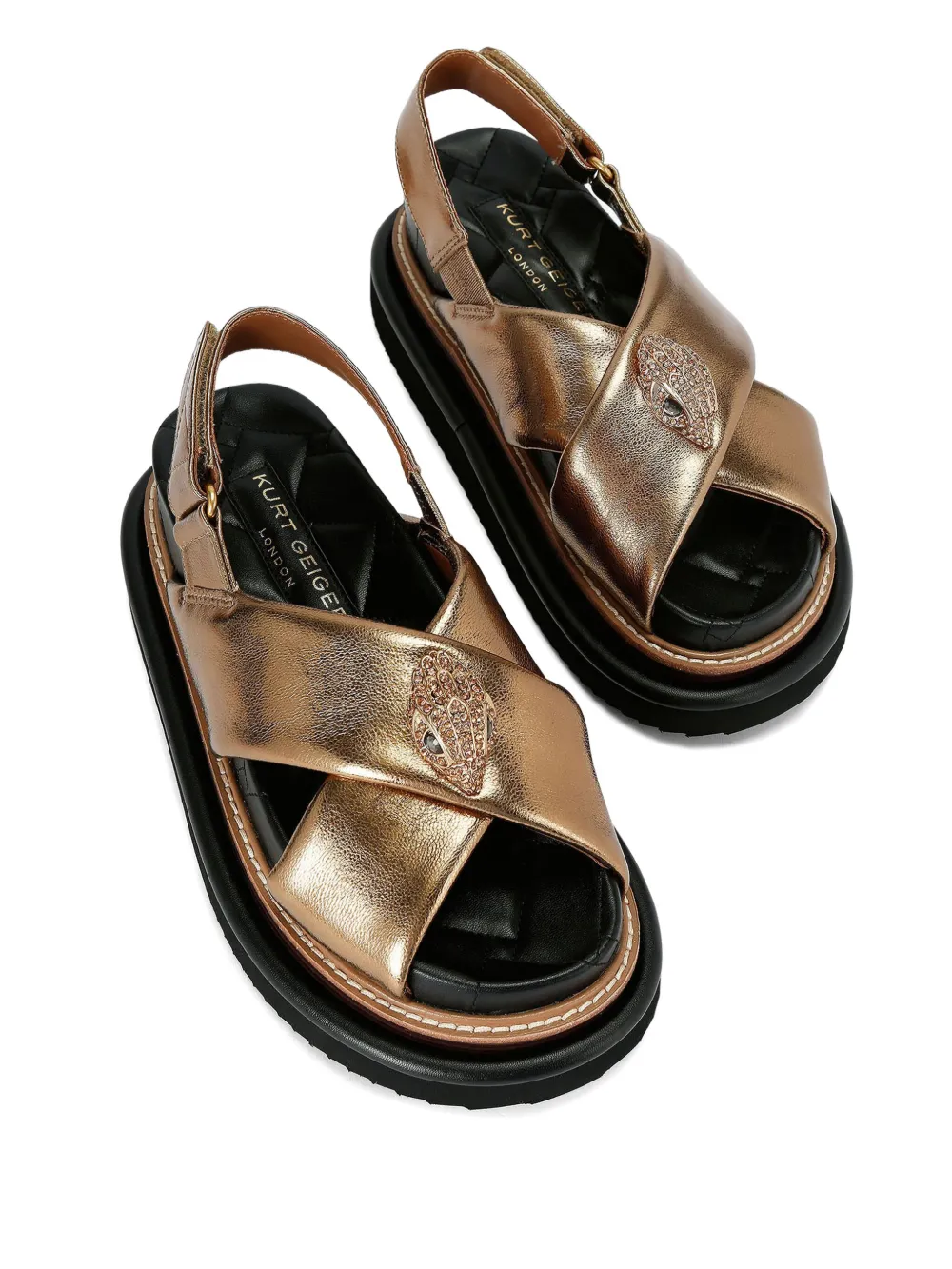 Kurt Geiger London Orson sandalen Goud