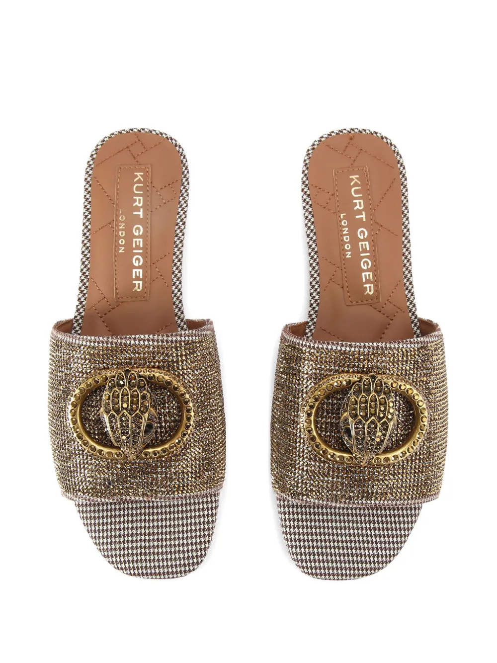 Kurt Geiger London Chelsea slippers Goud