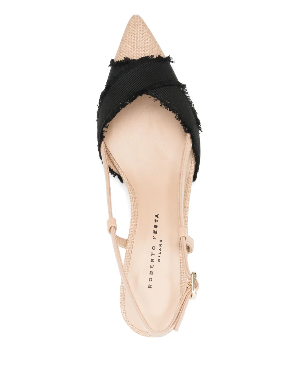 Roberto Festa 60mm Girasole slingback pumps Neutrals
