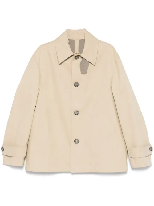 Veste boutonnée à col contrastant - AMI Paris - Modalova