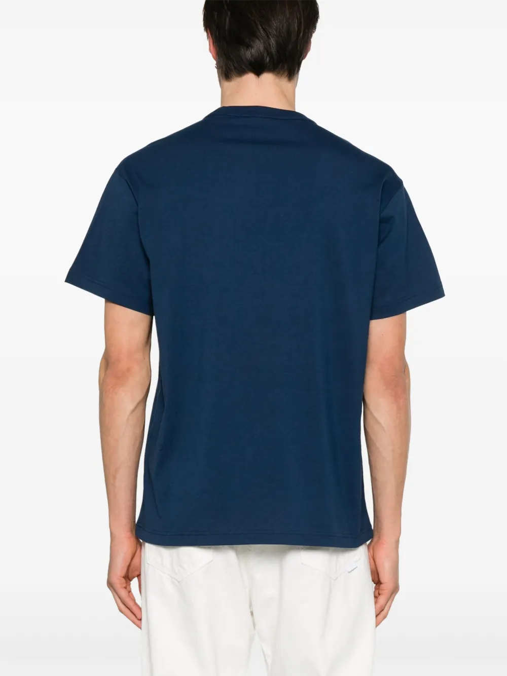 Versace Jeans Couture T-shirt met logopatch Blauw