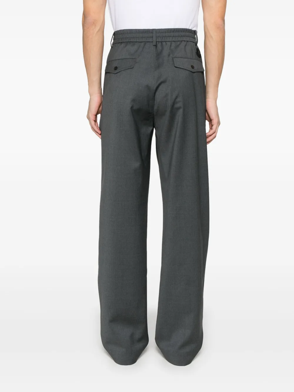 Moncler Broek met logopatch Grijs