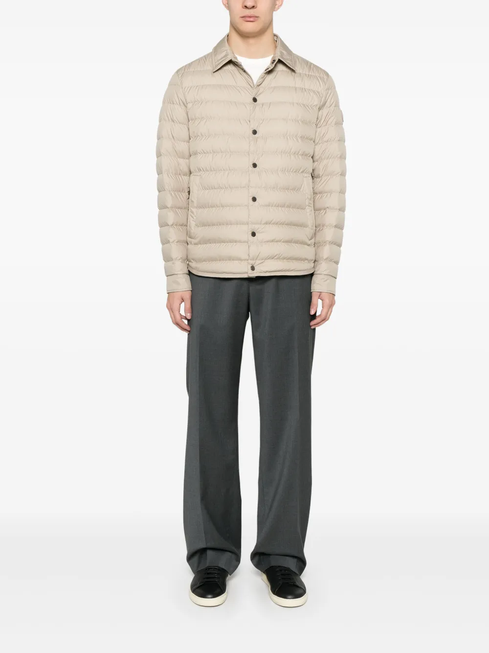 Moncler Broek met logopatch - Grijs