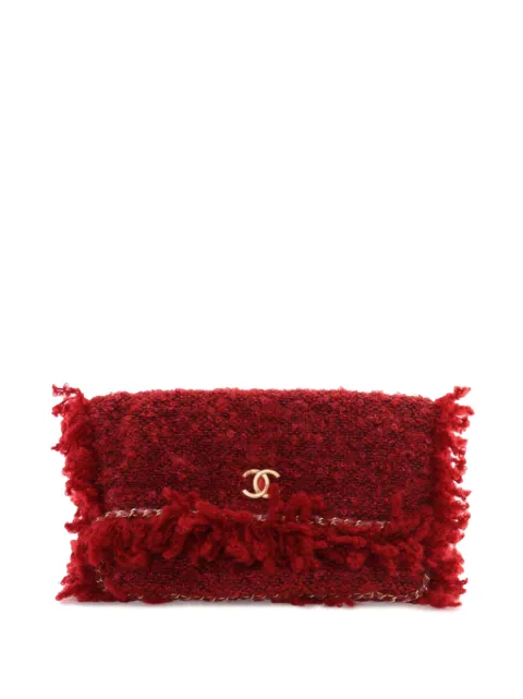 CHANEL Pre-Owned bolsa de mano Tweed Fringe Paris Cosmopolite 2017-2018