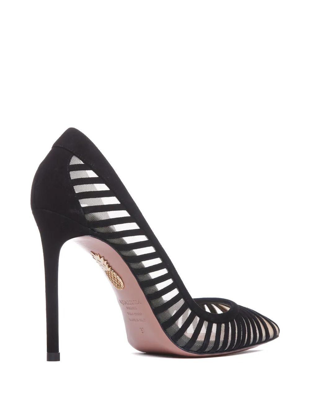 Aquazzura 105mm Passion pumps Black