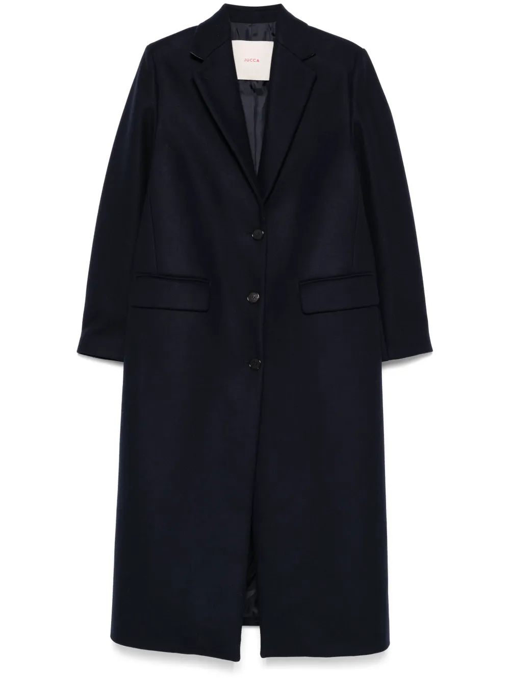 Jucca approved Jas met enkele rij knopen Blauw