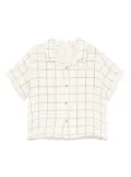 TEDDY & MINOU windowpane shirt - Neutrals