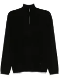 Emporio Armani half-zip jumper - Black
