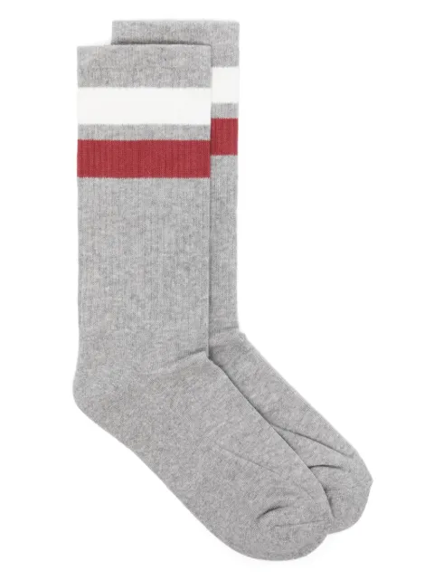 Autry logo-intarsia socks