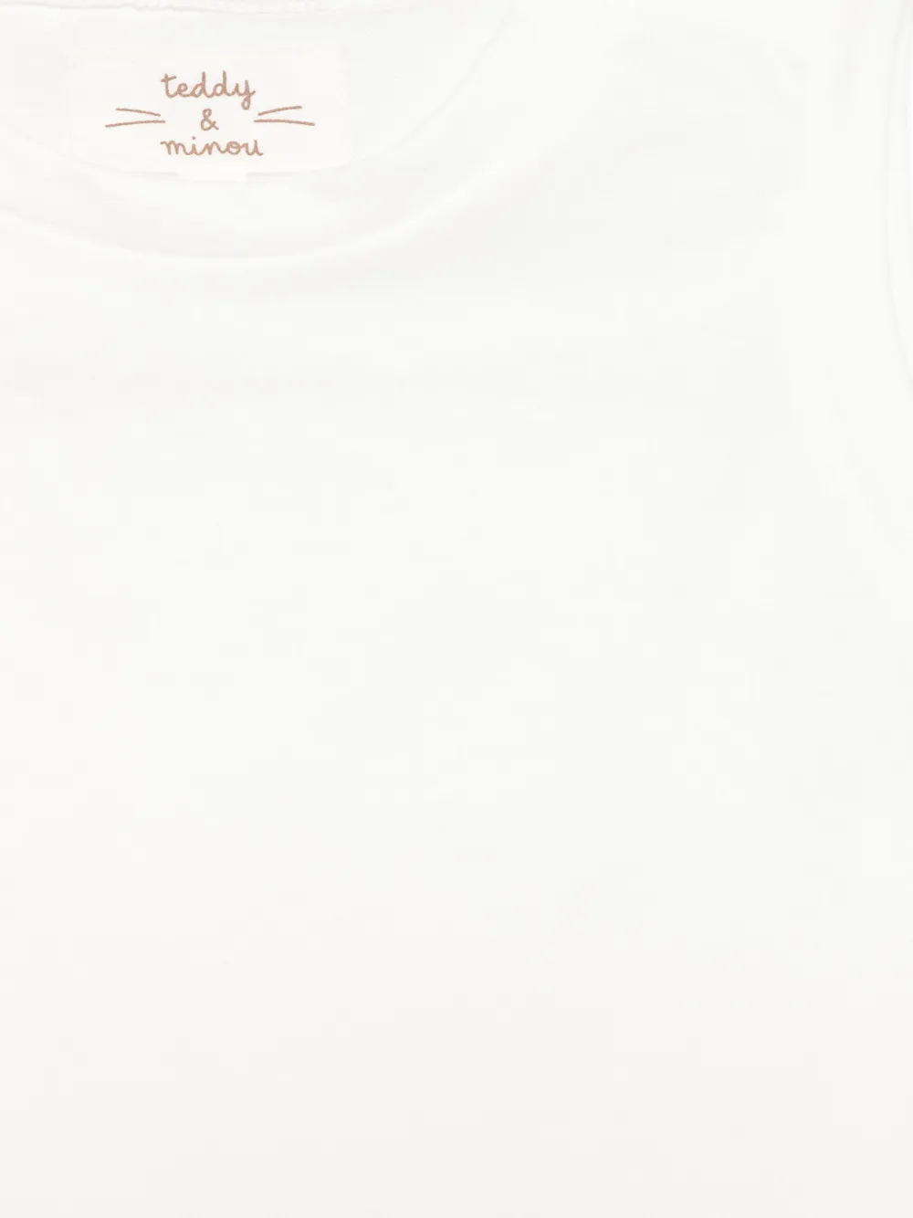 TEDDY & MINOU Katoenen tanktop Wit