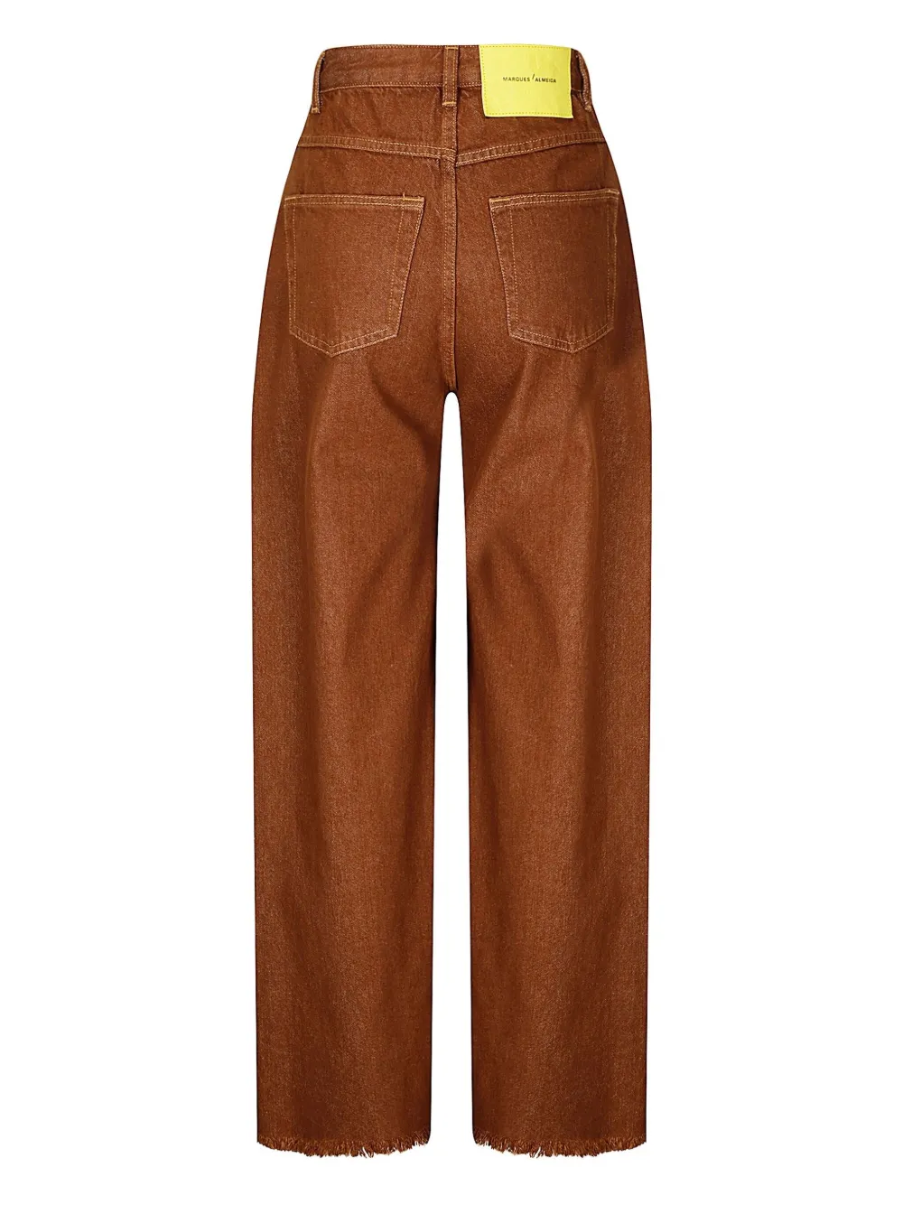 Marques'Almeida High waist broek - Bruin