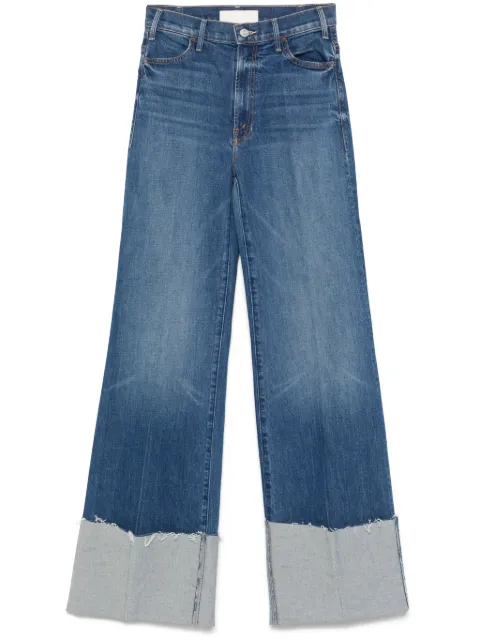 MOTHER The Hustler Roller Heel Cuff Fray jeans 