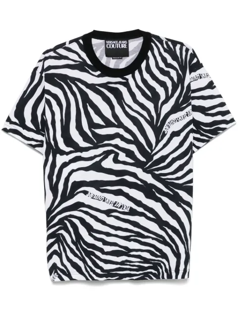 Versace Jeans Couture zebra-print T-shirt