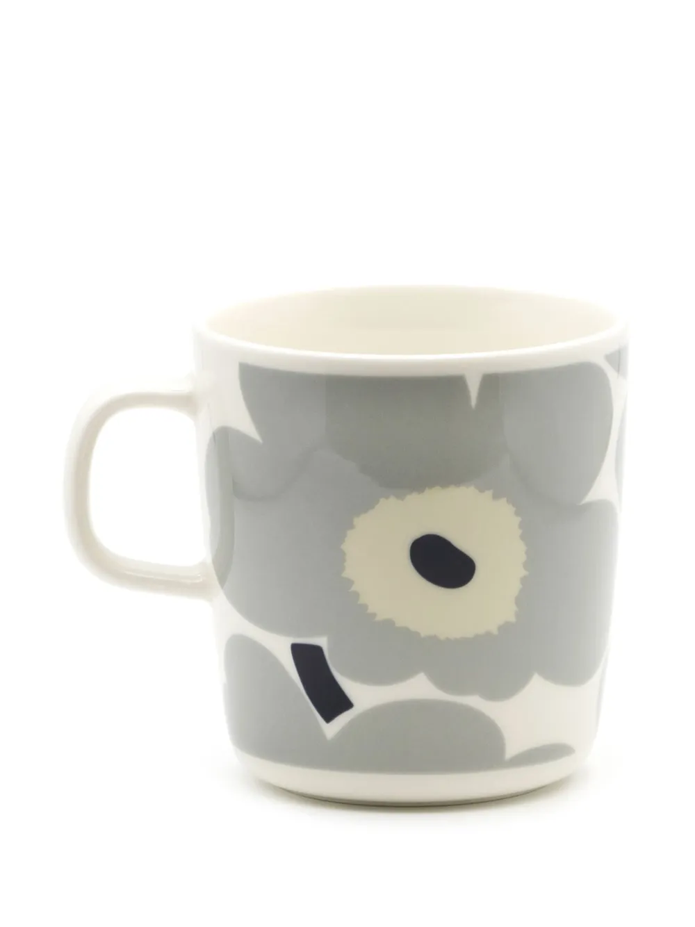 Marimekko Unikko Mugs (set Of Two) In Grey