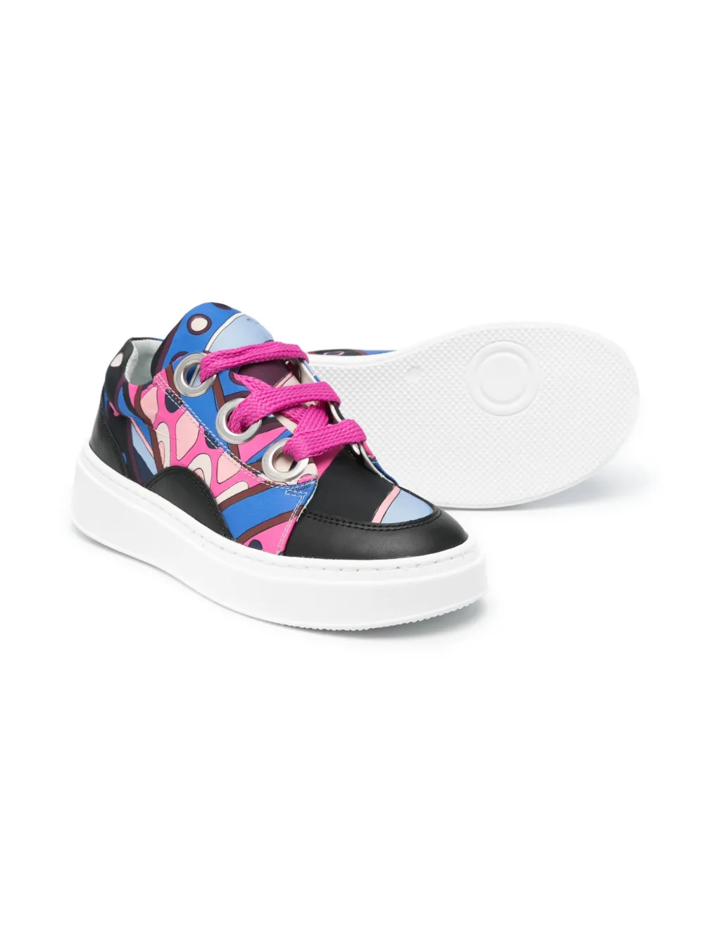 PUCCI Junior Sneakers met Vivara-print - Zwart