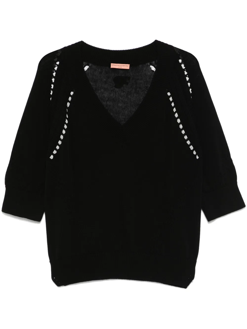 Ermanno Scervino pull en coton | noir | Image 1