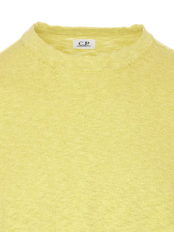 C.P. Company ロゴ セーター | イエロー | FARFETCH JP