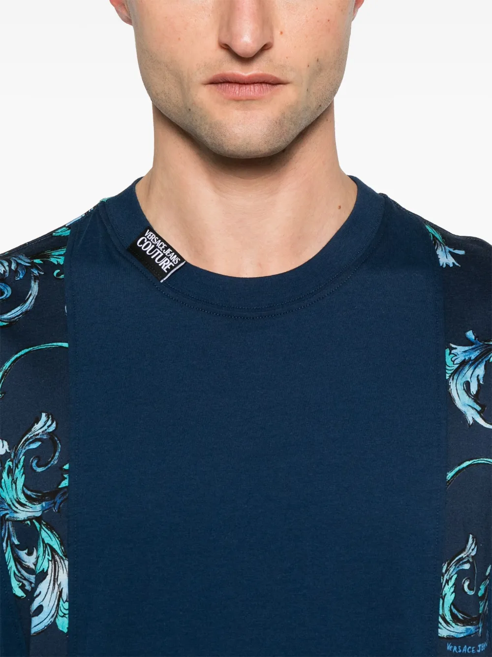 VERSACE JEANS COUTURE CHROMO COUTURE T-SHIRT