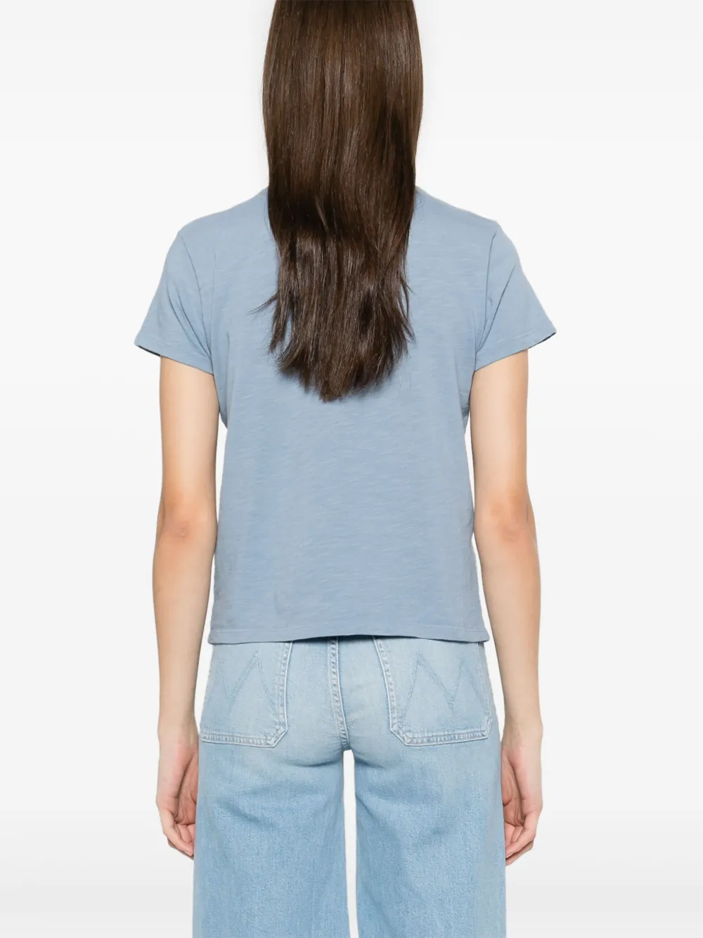 MOTHER T-shirt met print Blauw