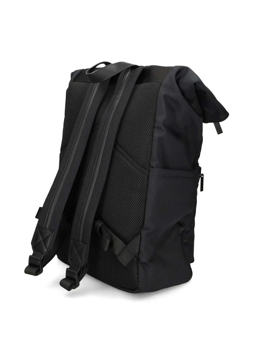 Calvin Klein roll-top backpack - Zwart