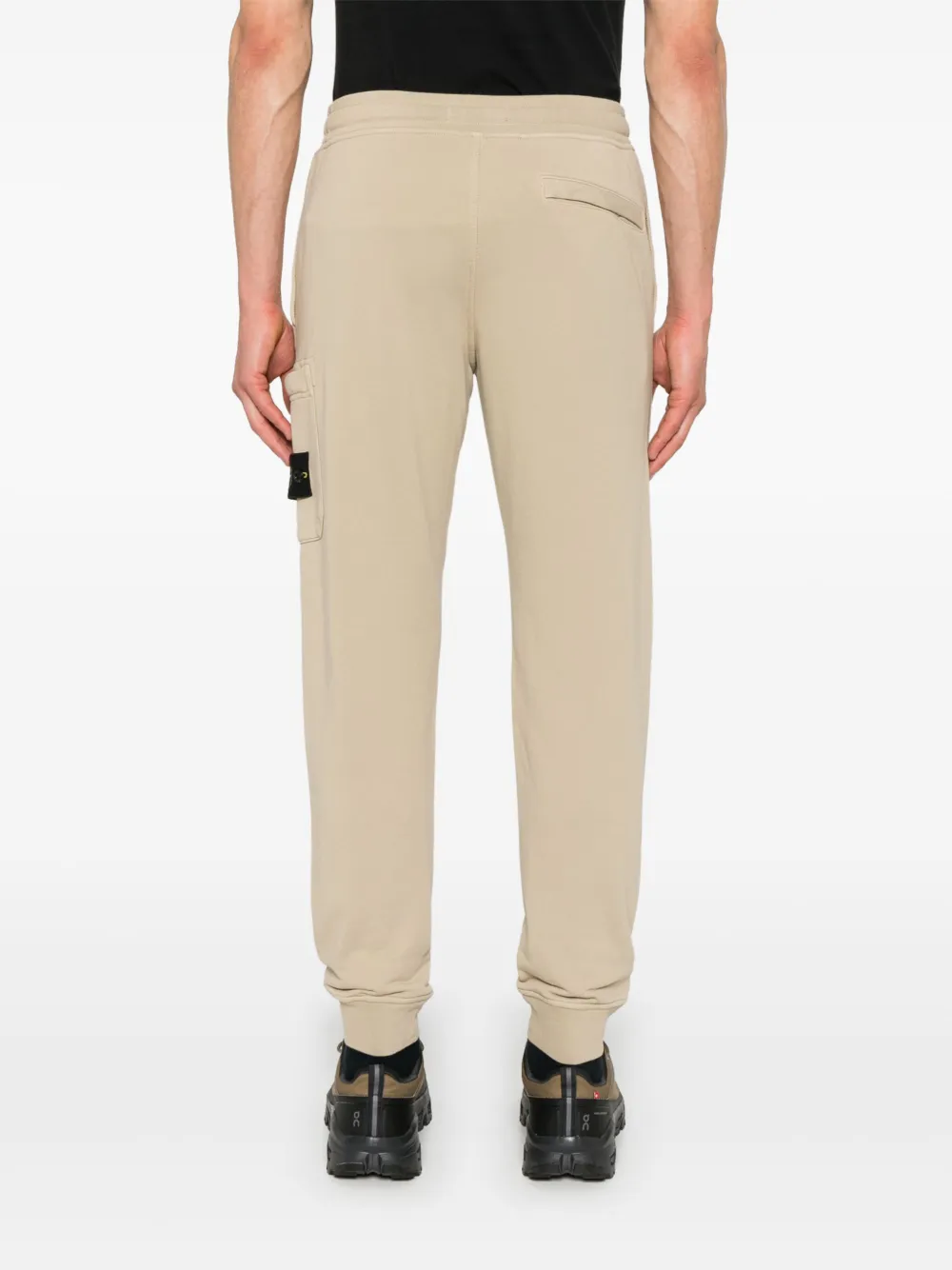 Stone Island Joggingbroek met Compass-logopatch Beige