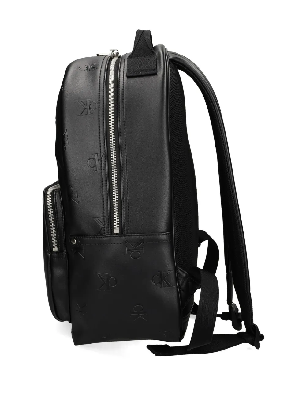 Calvin Klein Rugzak met logo-reliëf Zwart