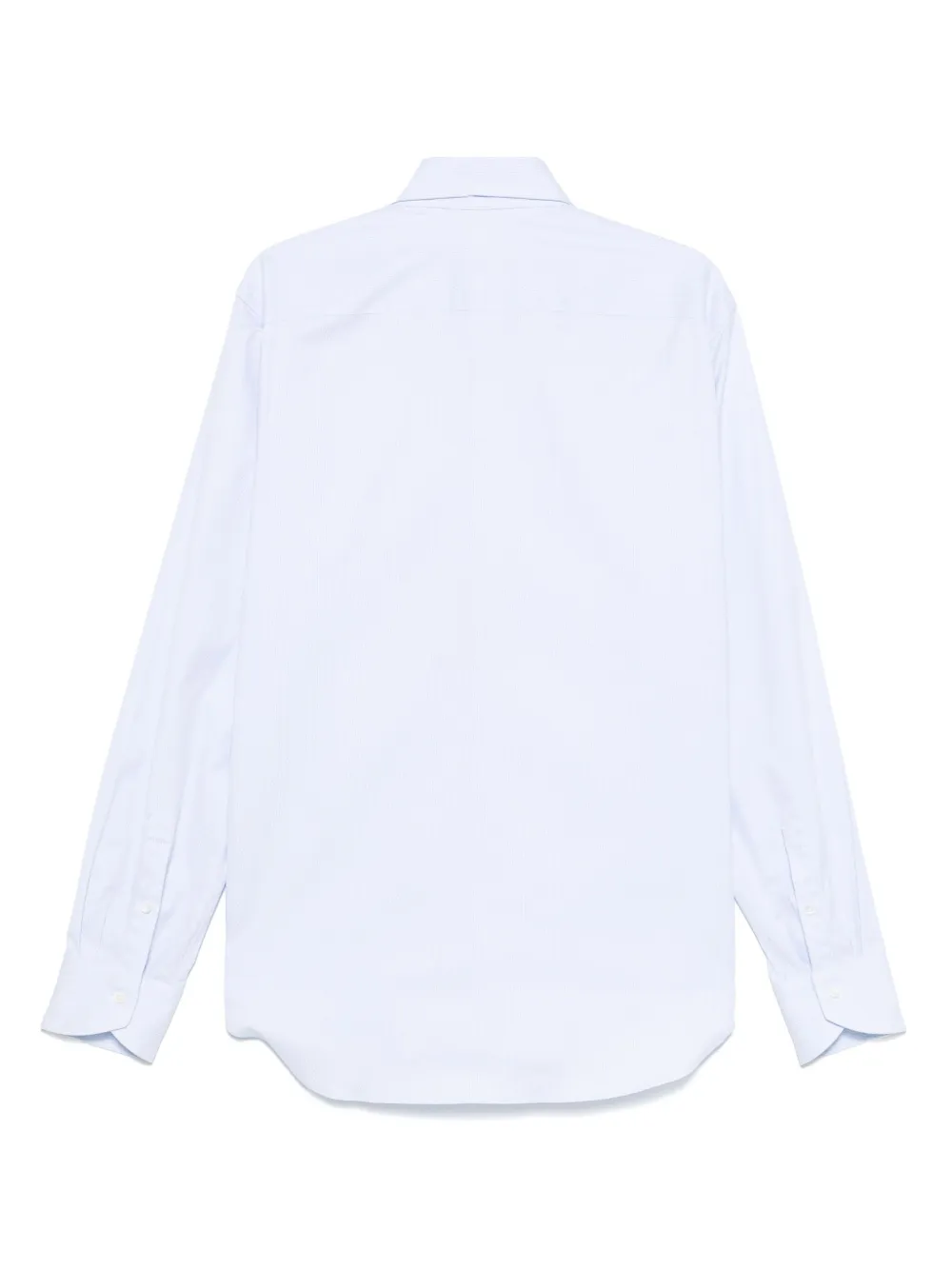 Canali Overhemd met jacquard Blauw