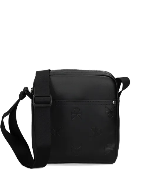 Calvin Klein logo-debossed messenger bag