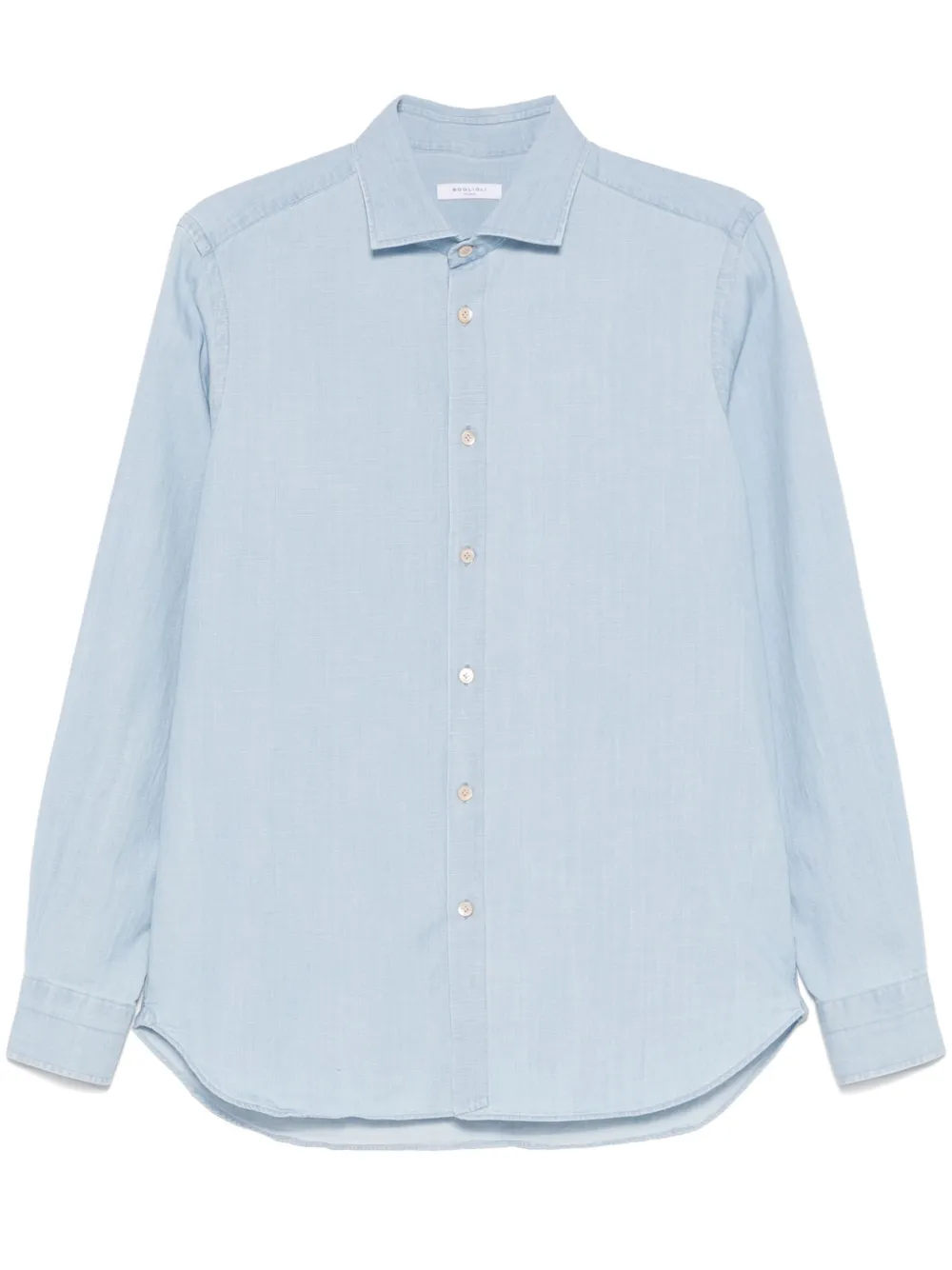 Boglioli Cotton Shirt In Blue