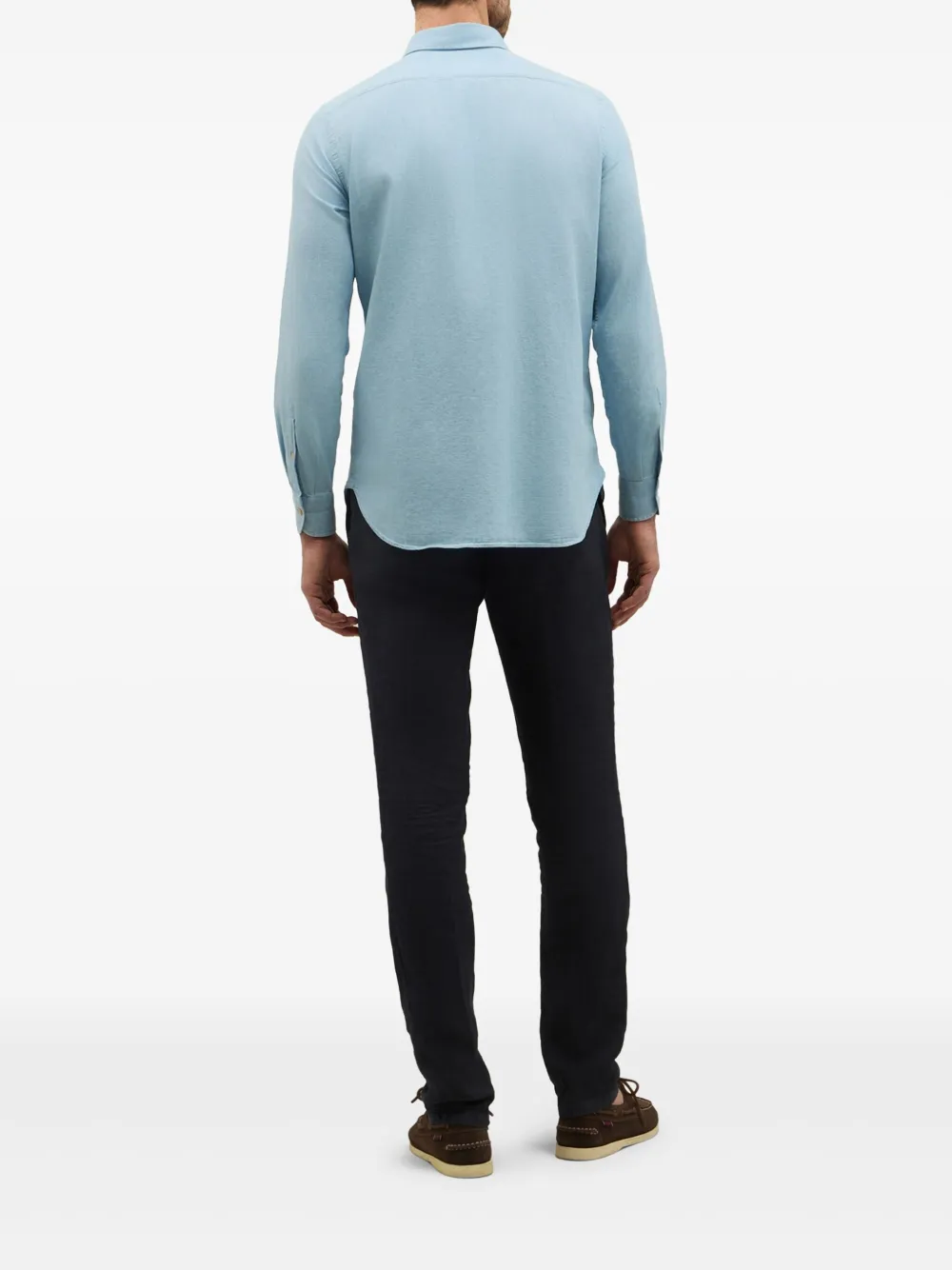 Boglioli Katoenen overhemd Blauw