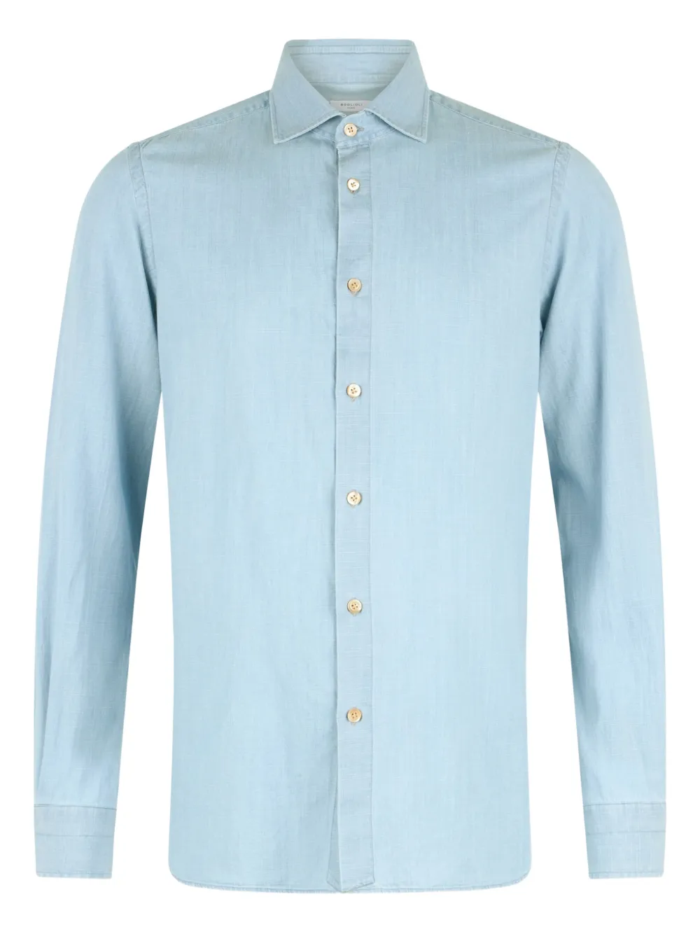 Boglioli Katoenen overhemd Blauw
