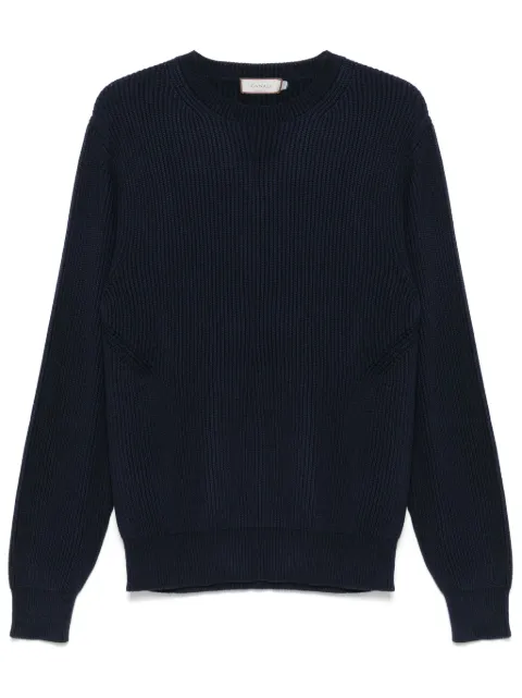 Canali ribbed-knit sweater