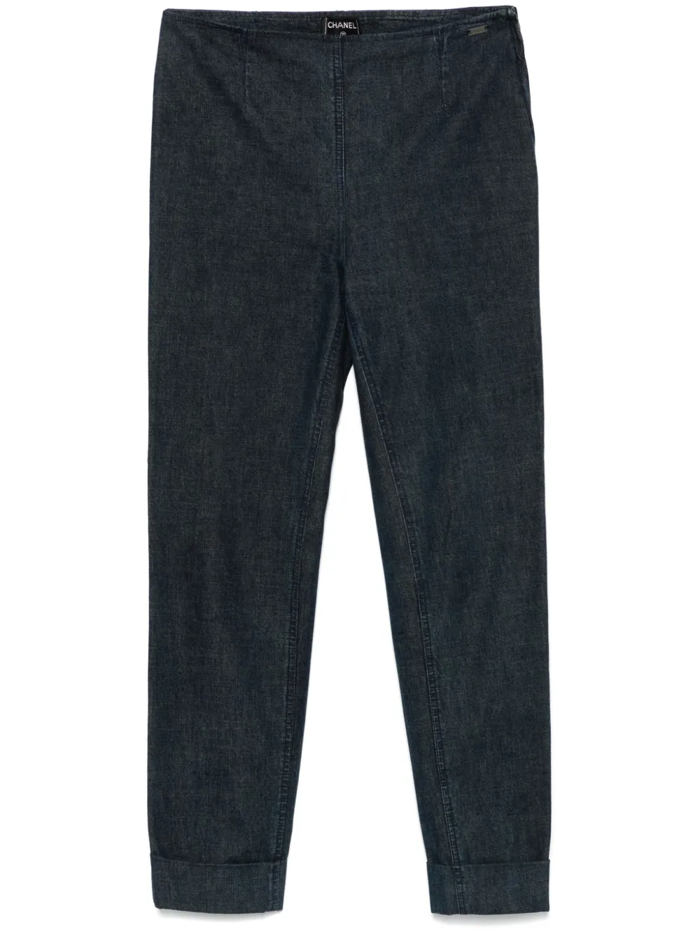 CHANEL Pre-Owned 2000s tapered jeans | Blue | Image 1