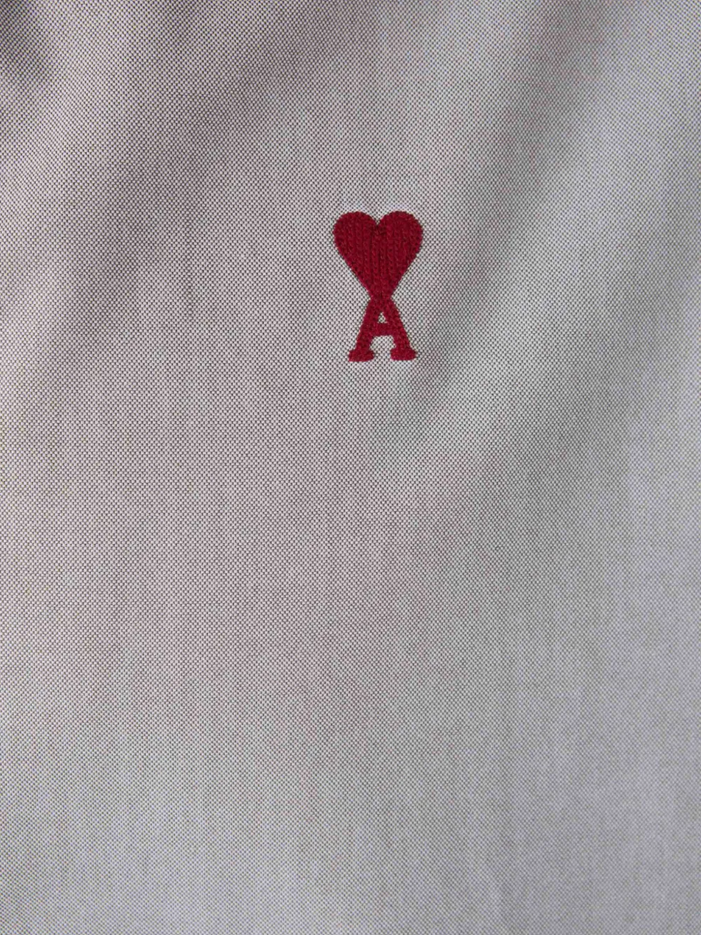 AMI Paris Ami de Coeur overhemd Grijs