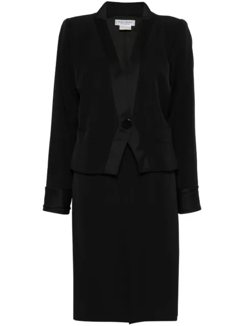 Saint Laurent Pre-Owned circa 1989 wool suit