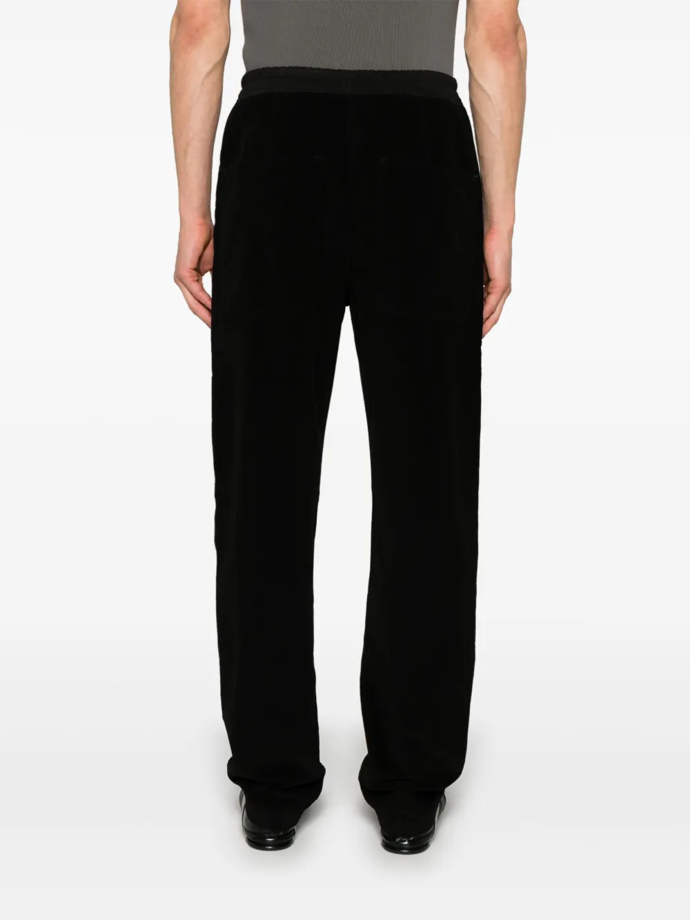 Saint Laurent Ribfluwelen broek Zwart