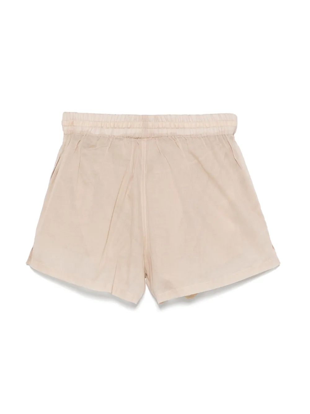 Plan C Katoenen organza shorts - Beige