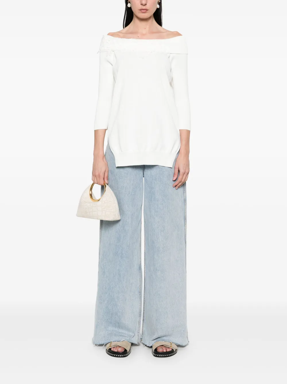 Ermanno Scervino suéter con bordado | Suéteres | Image 2