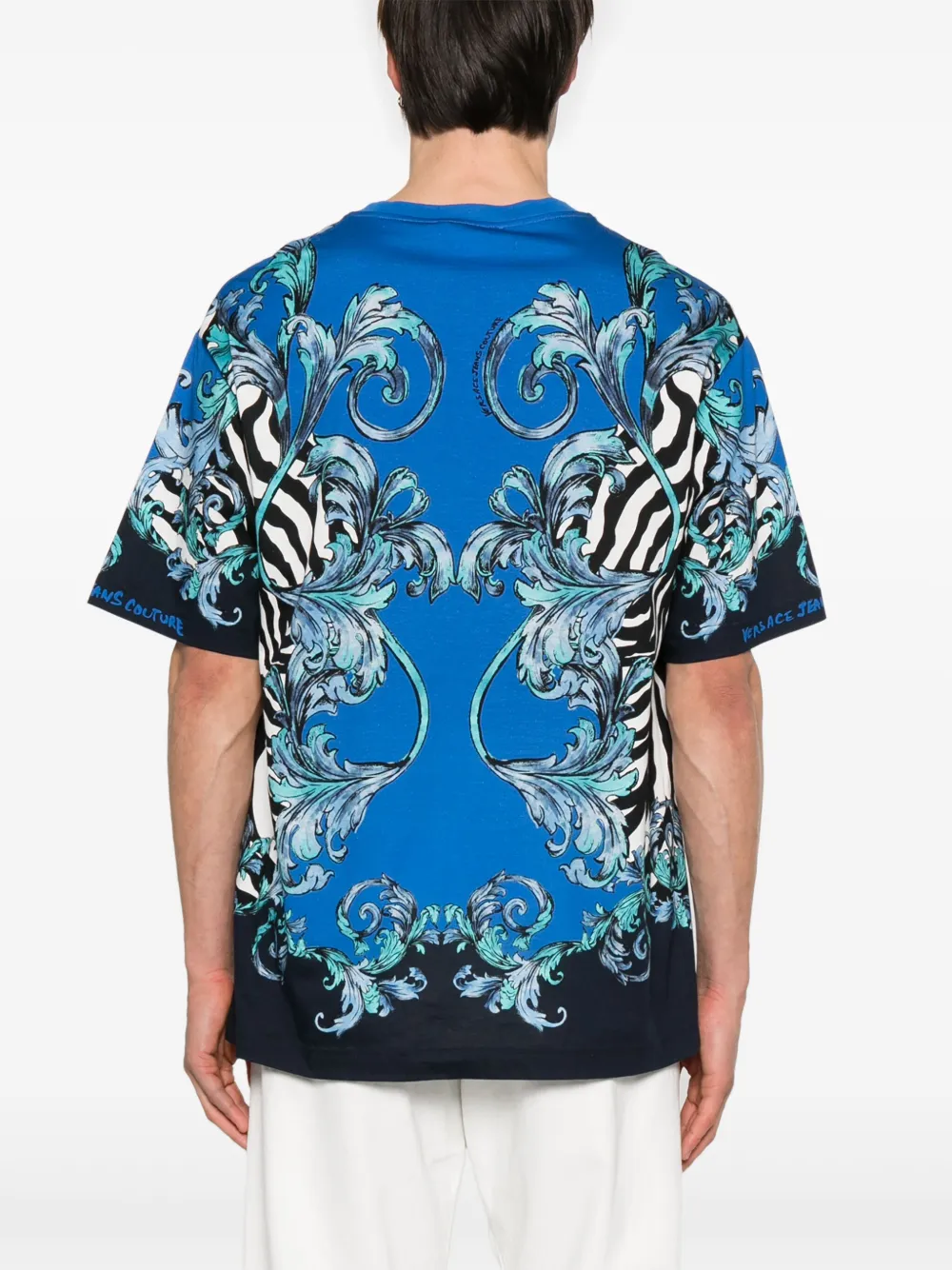 VERSACE JEANS COUTURE CHROMO COUTURE T-SHIRT