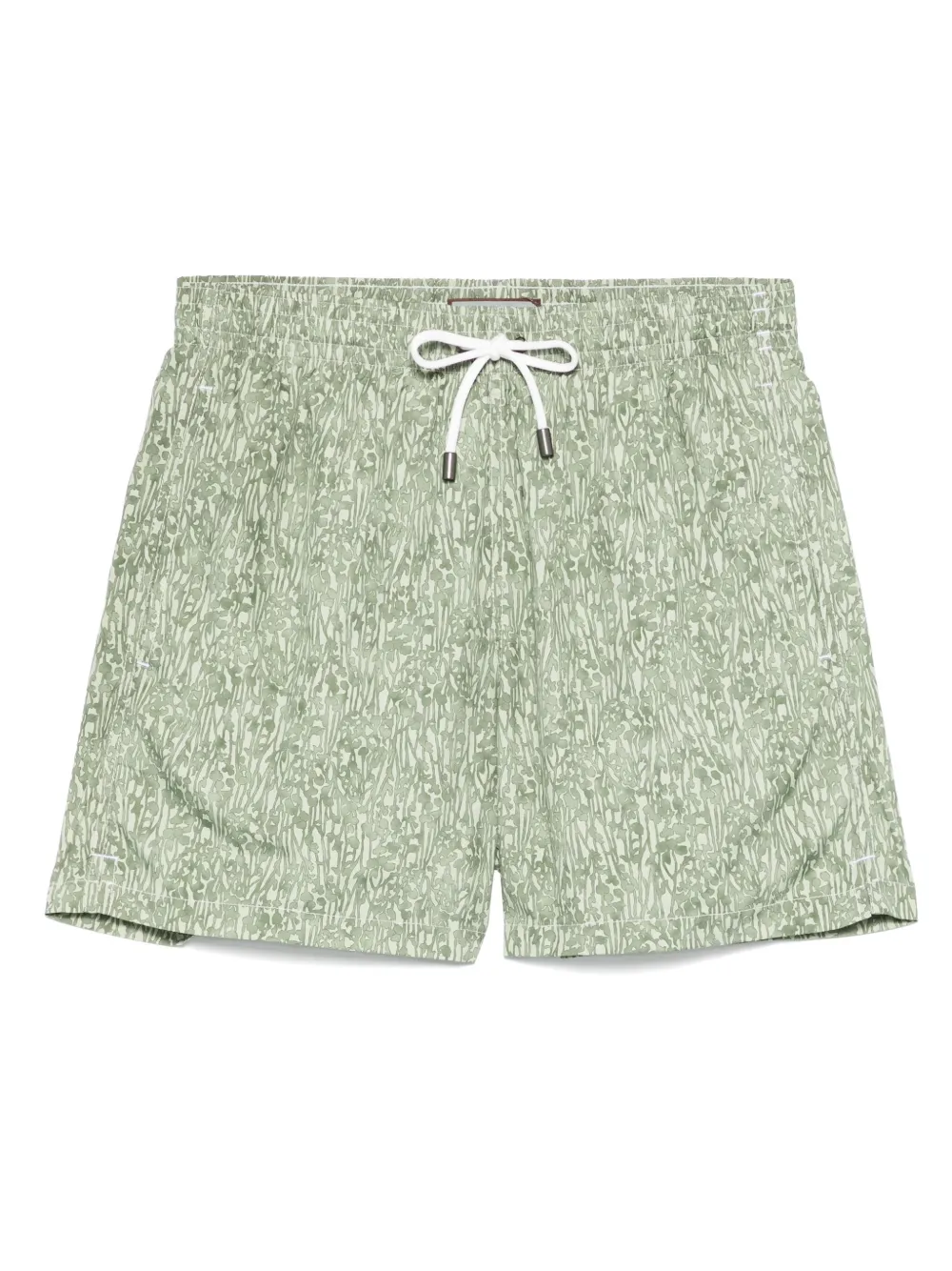 Canali フローラル トランクス水着 - グリーン Canali フローラル トランクス水着 - グリーン