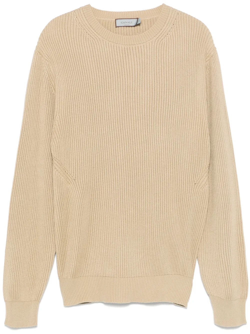 Canali ribbed-knit sweater | Brown | Image 1